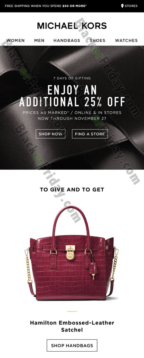 michael kors black friday 2019 ad|michael black friday sale.